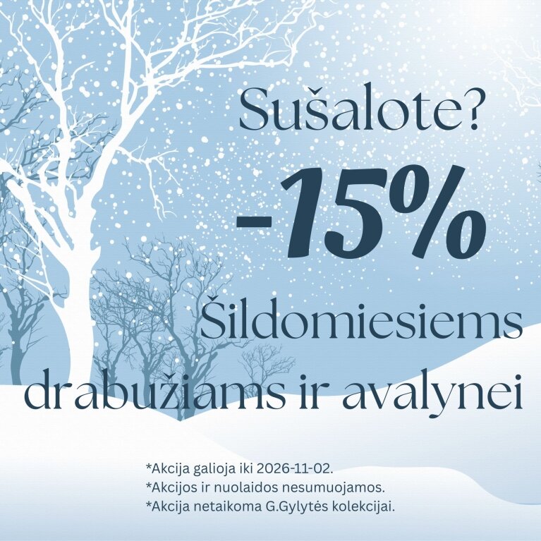 -15% šildomiesiems spalis 2026