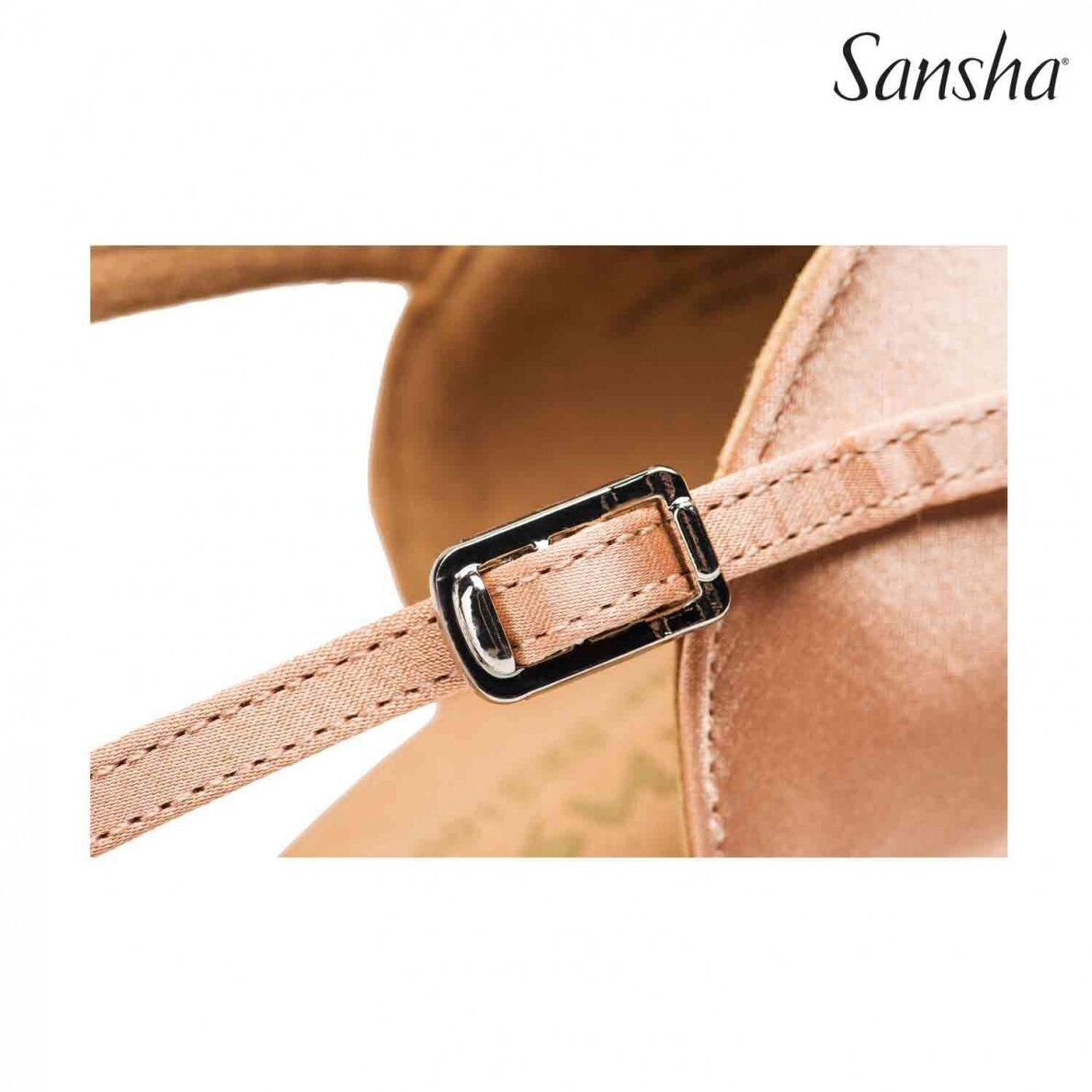 Pramoginių šokių basutės Sansha „Rosa" 4 Pramoginių šokių basutės Sansha „Rosa" 4