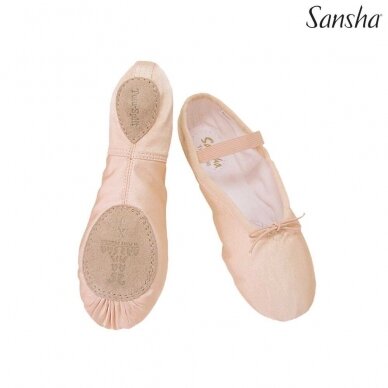 Satininiai baleto bateliai Sansha „Tutu split“
