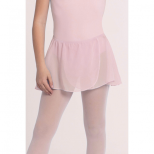 Vaikiškas šifoninis sijonas Amber "S100" (baletinės rožinės spalvos)